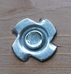 Furniture 4 Prong Tee Nuts