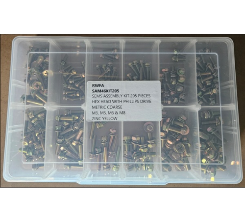 SEM's Assembly Kit 205 Pieces Z/Y